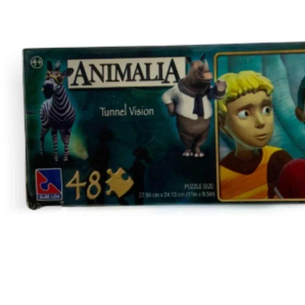 Animalia Televsion Series Childs Jigsaw Puzzle Tunnel Vision 48 piece SEALED